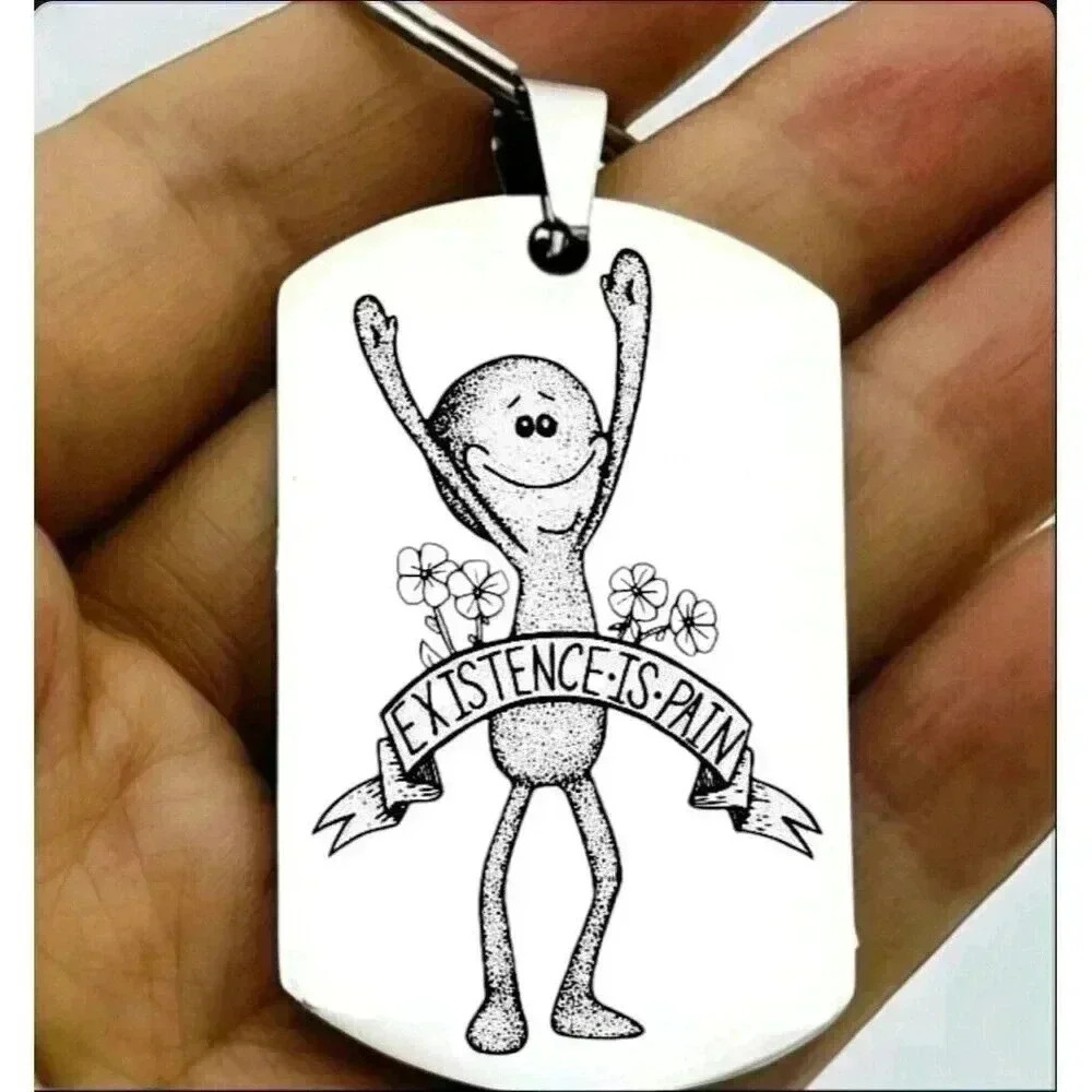 Rick And Morty Mr Meeseeks Hot Funny Cute Cartoon Show Keychain
